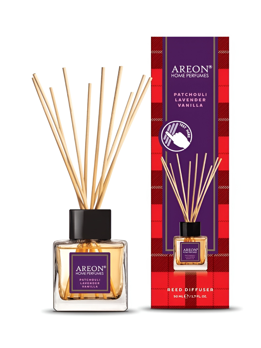 AREON Red & Beige Patchulli-Lavender-Vanilla Home Perfume Sticks 50 ml