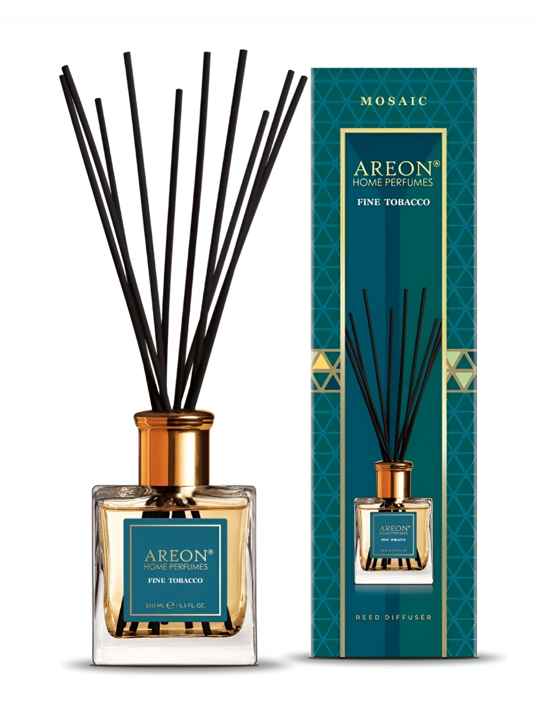 AREON Green & Black Mosaic Fine Tobacco Home Perfume Sticks 150ml