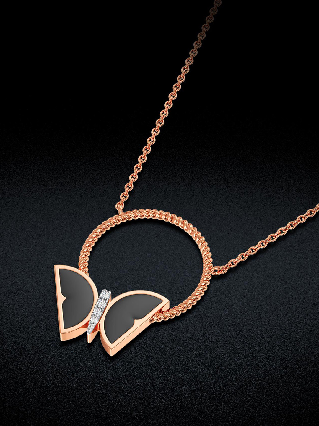 Joyalukkas Mystic Black Diamond Pendant