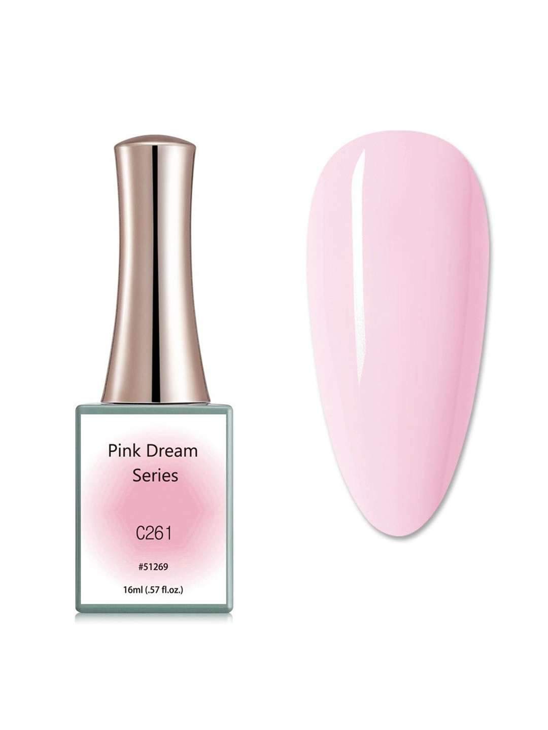 BELLE GAGA Pink Dream Series UV LED Gel Nail Polish - 16 ml - Shade - C261