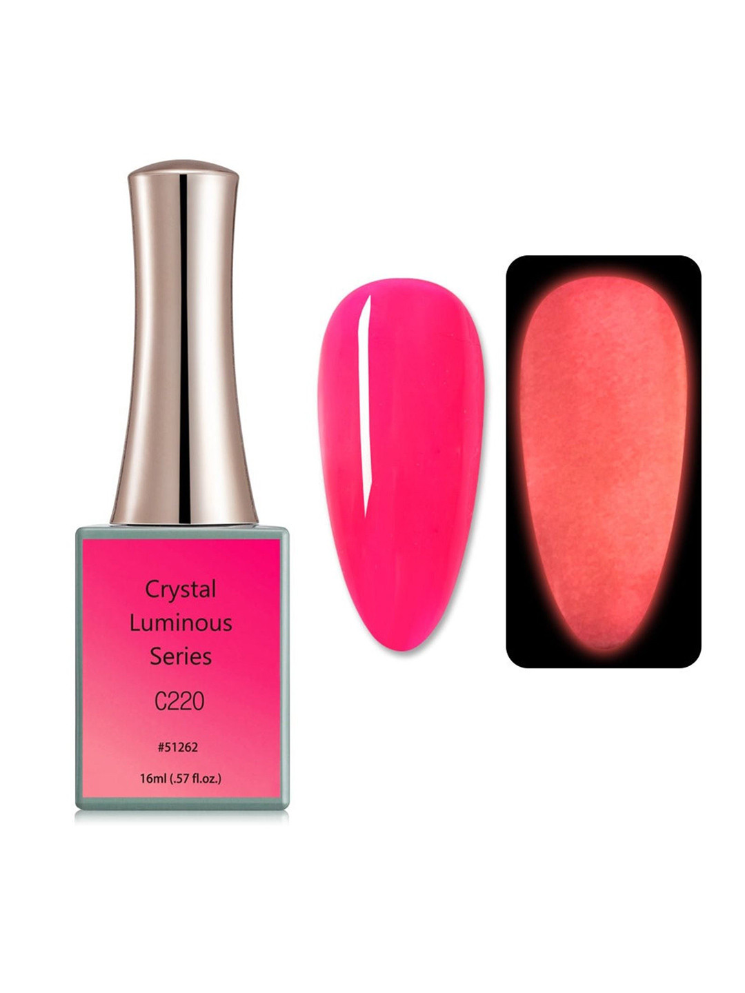 BELLE GAGA Luminous Series UV LED Gel Nail Polish - 16 ml - Shade - C220