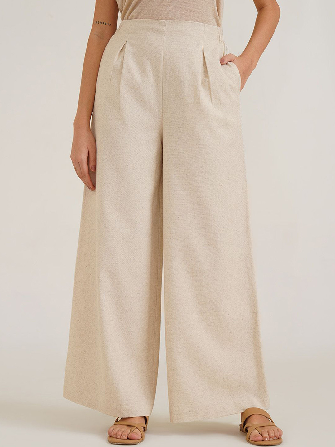 B77 Women Cotton Flex Pants