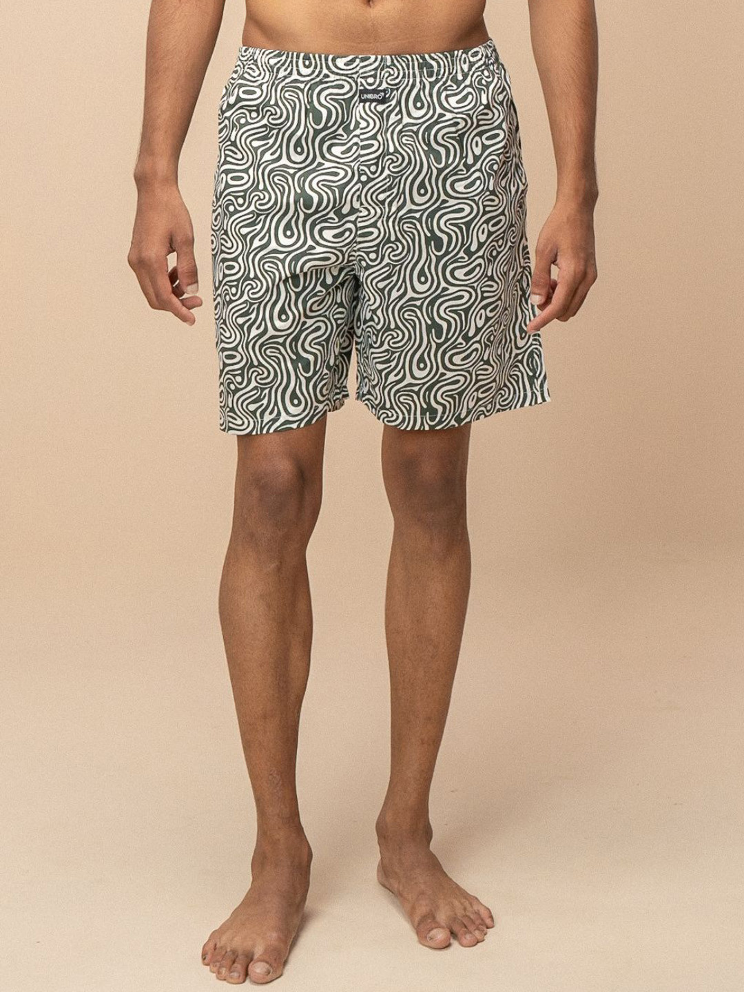 Unibro Printed Pure Combed Cotton Mis-Rise Boxers WOVENBOXER-WB50