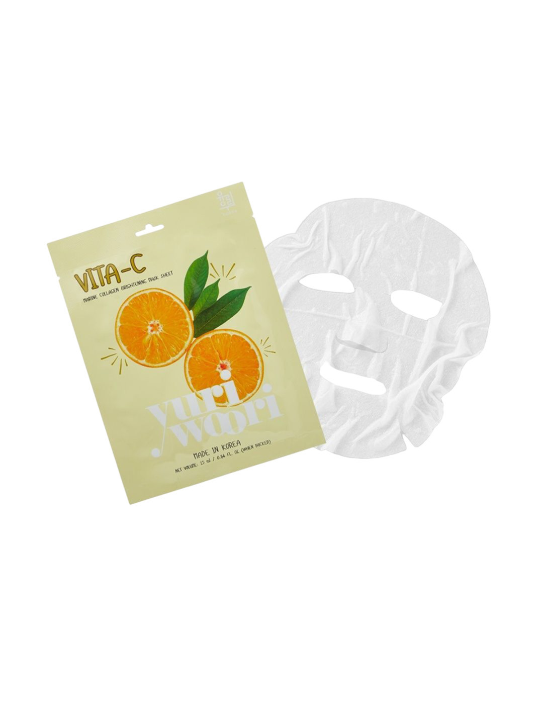 yuri woori Rejuvenating VITA-C Marine Collagen Korean Sheet Mask 25 ml