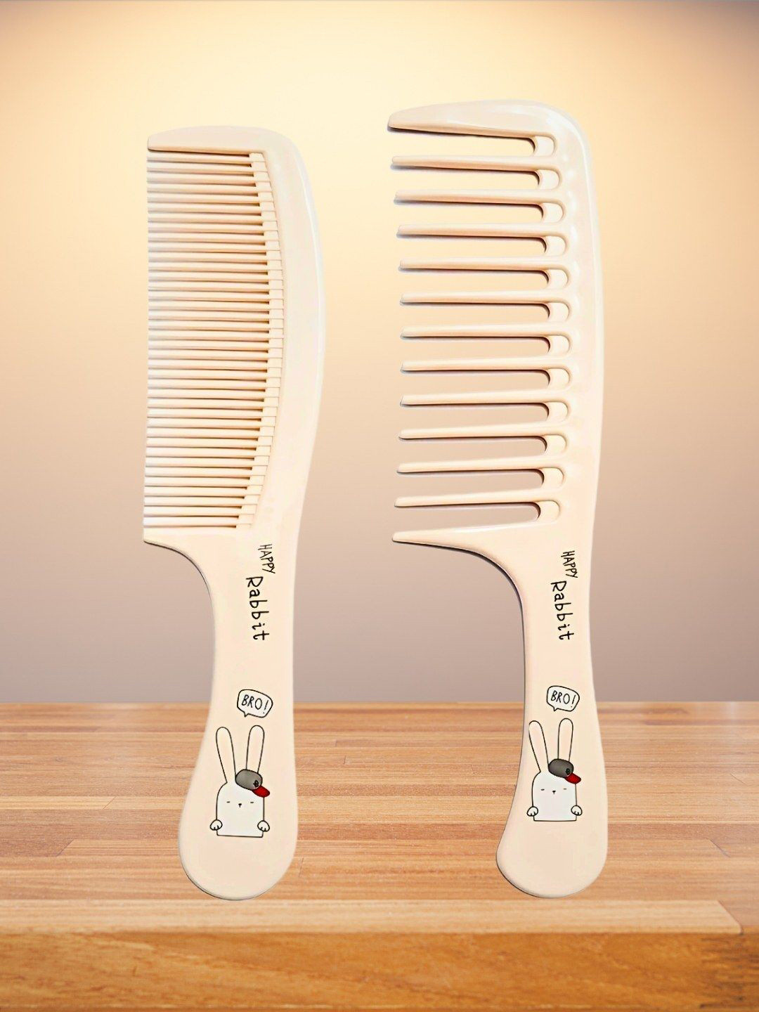 KOLORUP BEAUTY Set Of 2 High Quality & Profession Hair Combs