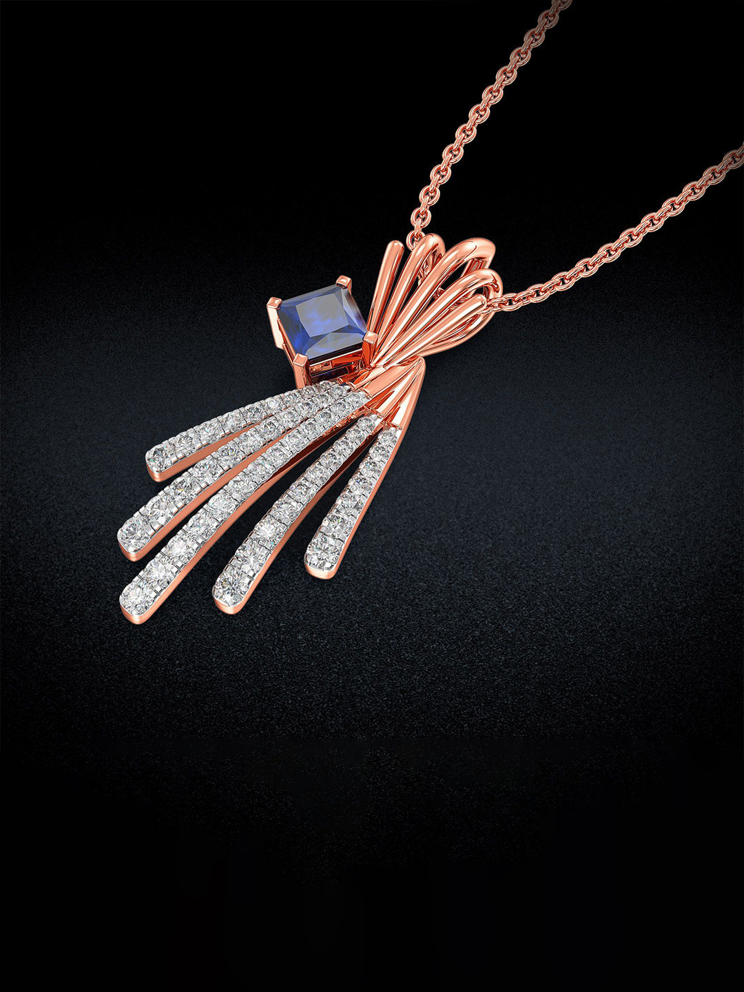 Joyalukkas Floral Treasure Diamond Pendent