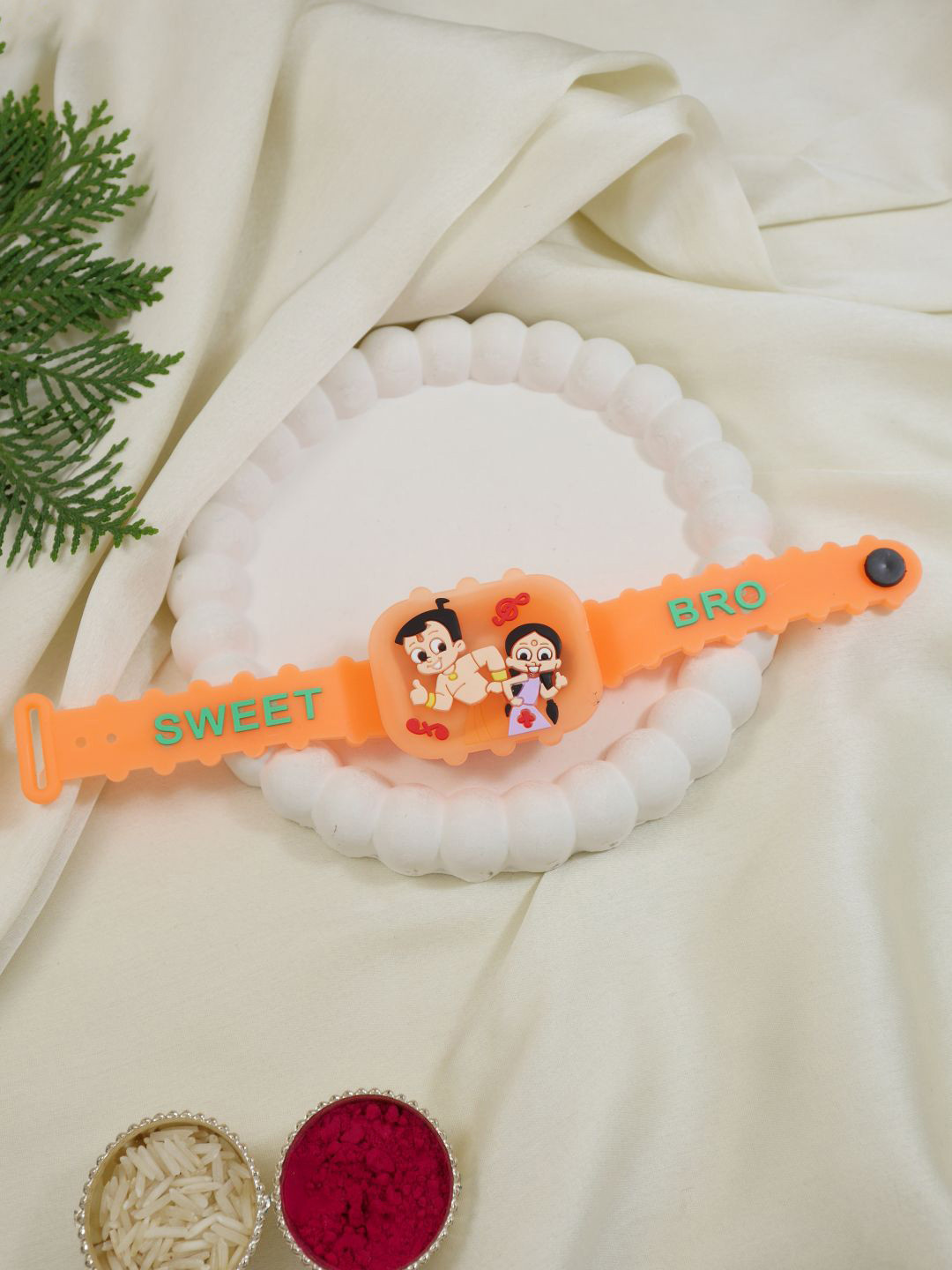 I Jewels LED Light & Musical Kids Cartoon Band Rakhi