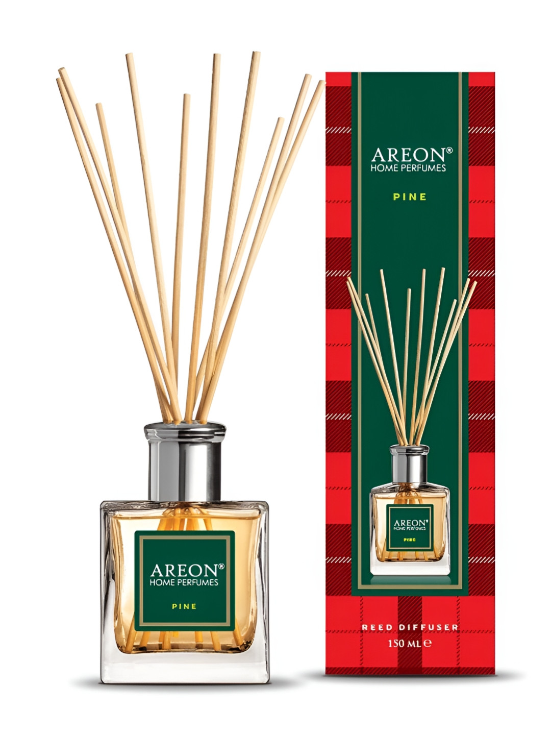 AREON Red & Beige  Tartan Pine Home Perfume Sticks 150ml