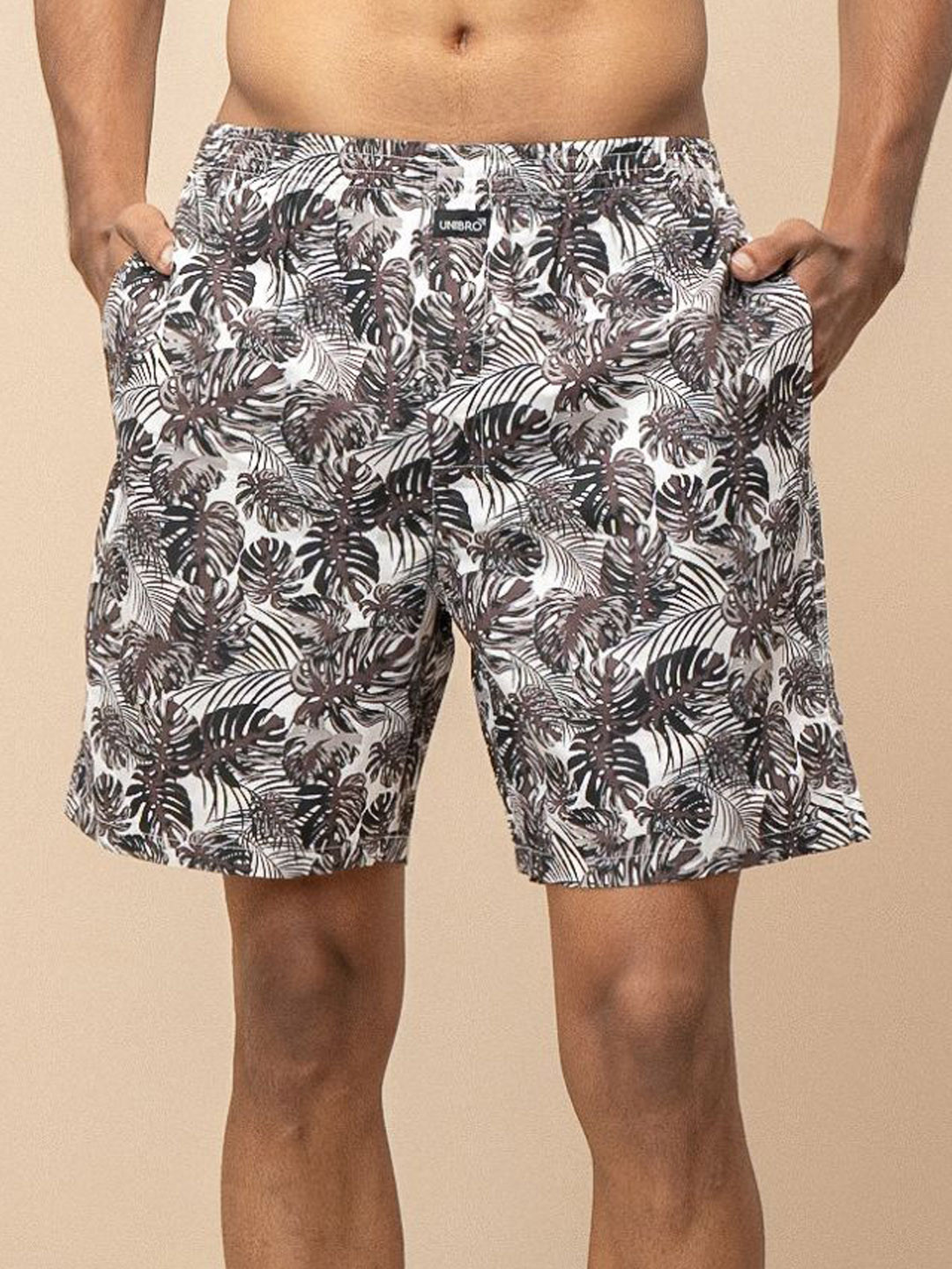 Unibro Printed Pure Combed Cotton Mis-Rise Boxers WOVENBOXER-WB53
