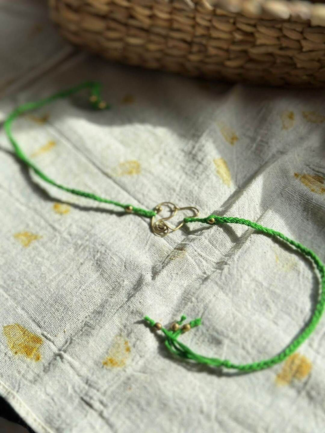 Studio Anviksha Ganesha Cotton Thread Rakhi