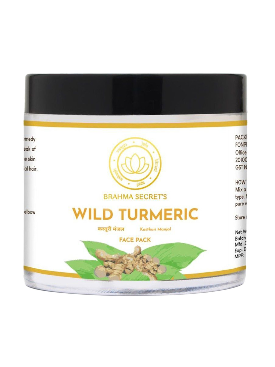 Brahma Secret's Wild Turmeric Face Pack - 50 g