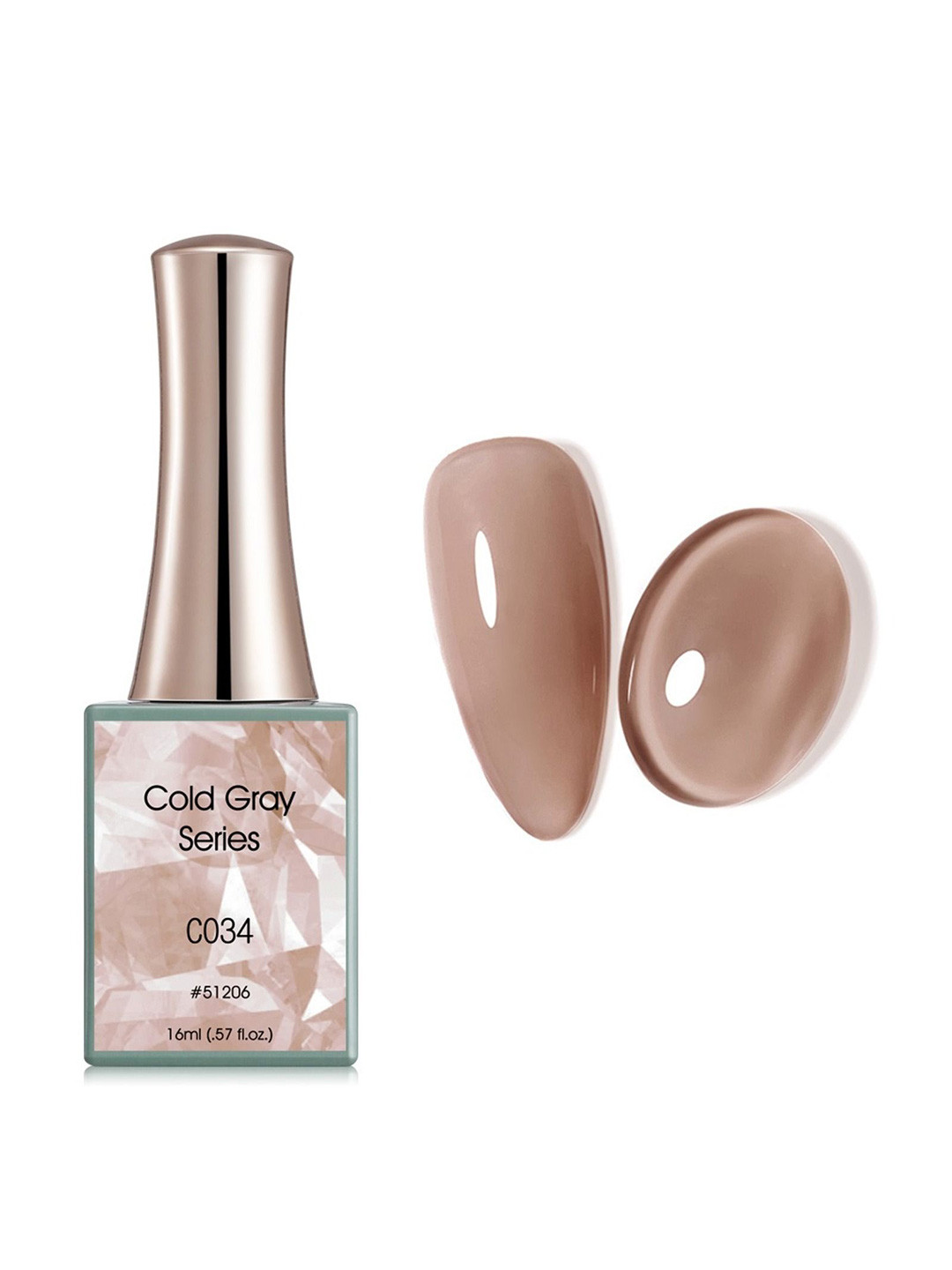 BELLE GAGA Cold Gray Series UV LED Gel Nail Polish - 16 ml - C034