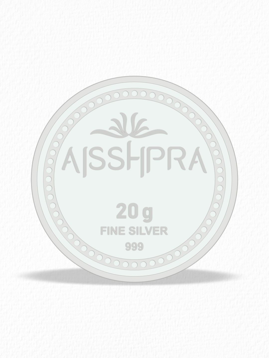 Aisshpra 999 Pure Fine Silver Coin with Gift Box