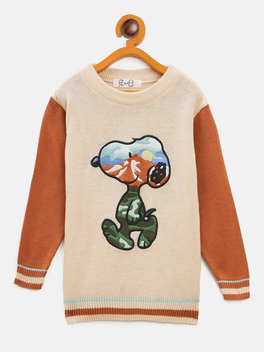 JWAAQ Kids Embroidered Pullover Sweaters