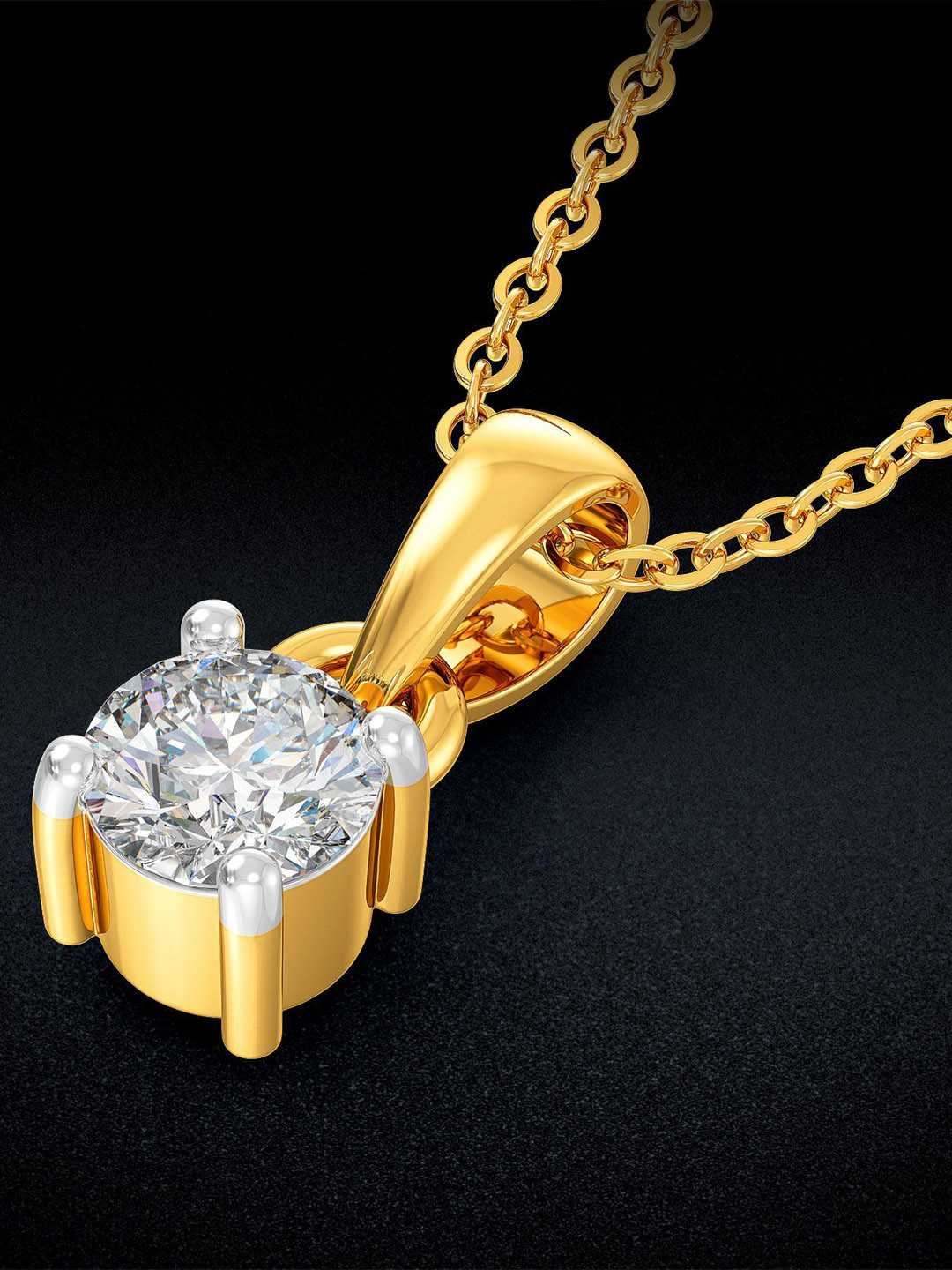 Joyalukkas Luminous Solitaire Diamond Pendent