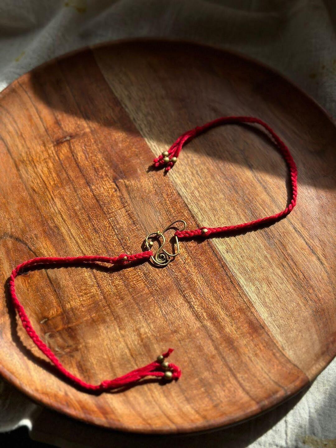 Studio Anviksha Ganesha Cotton Thread Rakhi