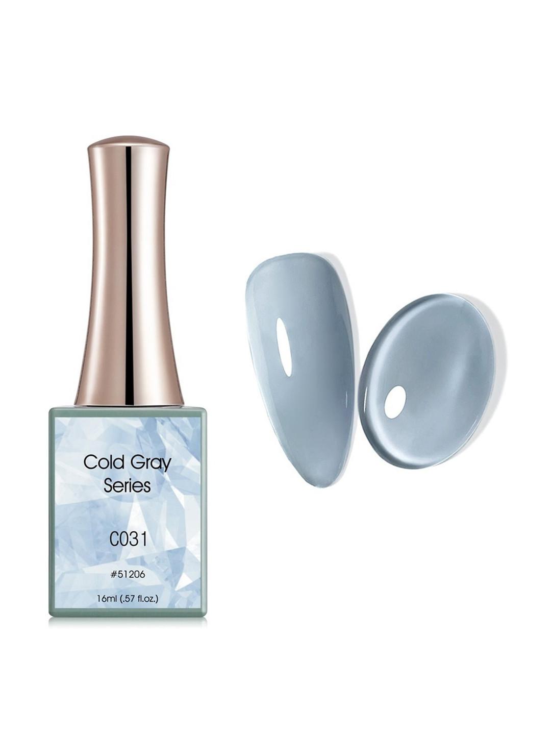 BELLE GAGA Cold Gray Series UV LED Gel Nail Polish - 16 ml - C031