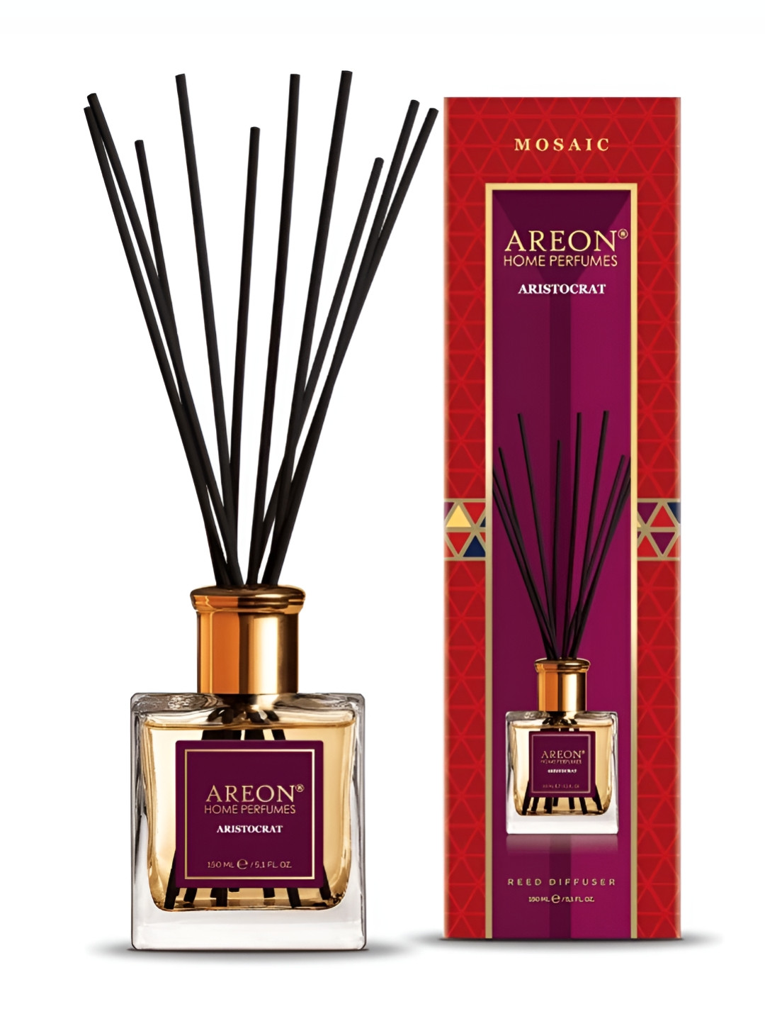 AREON Red & Black Mosaic Aristocrat Home Perfume Sticks 150ml