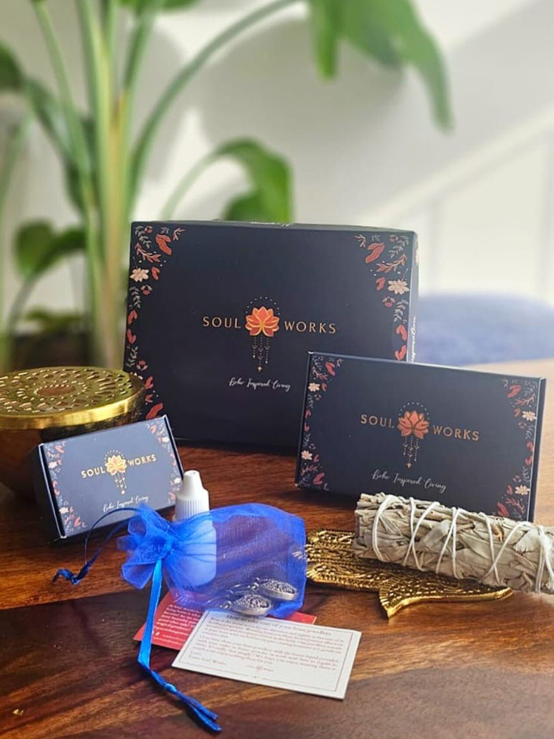 Soul Works Gold-Plated Contemporary Quartz Studded Hoop Earrings