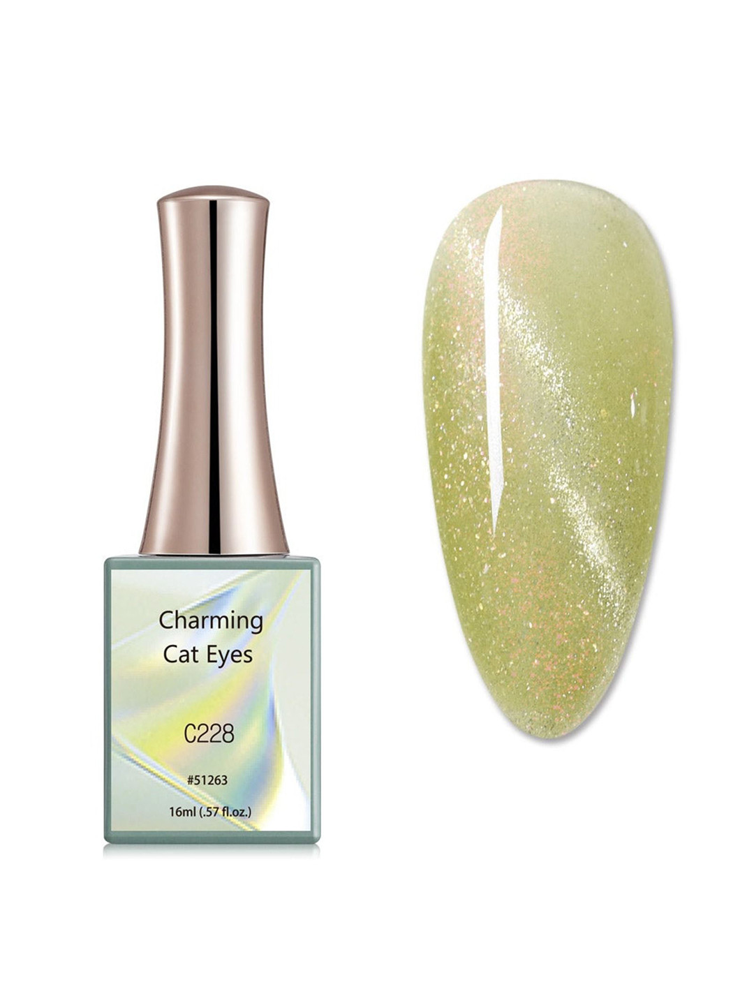 BELLE GAGA Charming Cat Eye Series UV LED Gel Nail Polish - 16 ml - Shade - C228