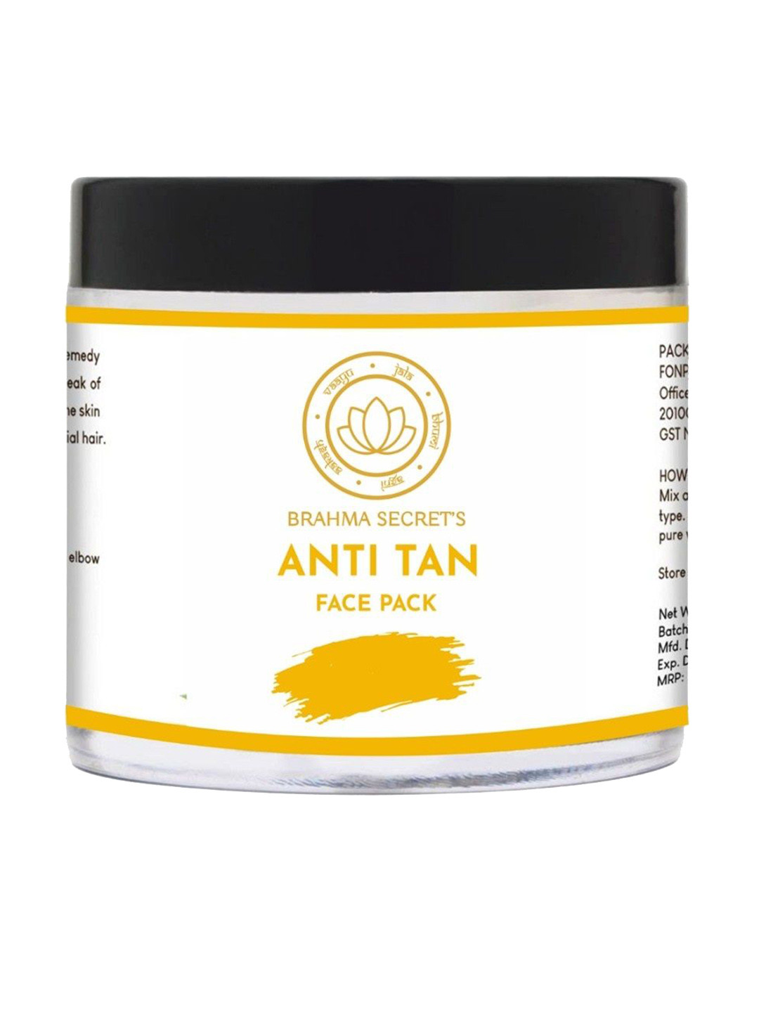 Brahma Secret's Anti-Tan Face Pack - 50 g