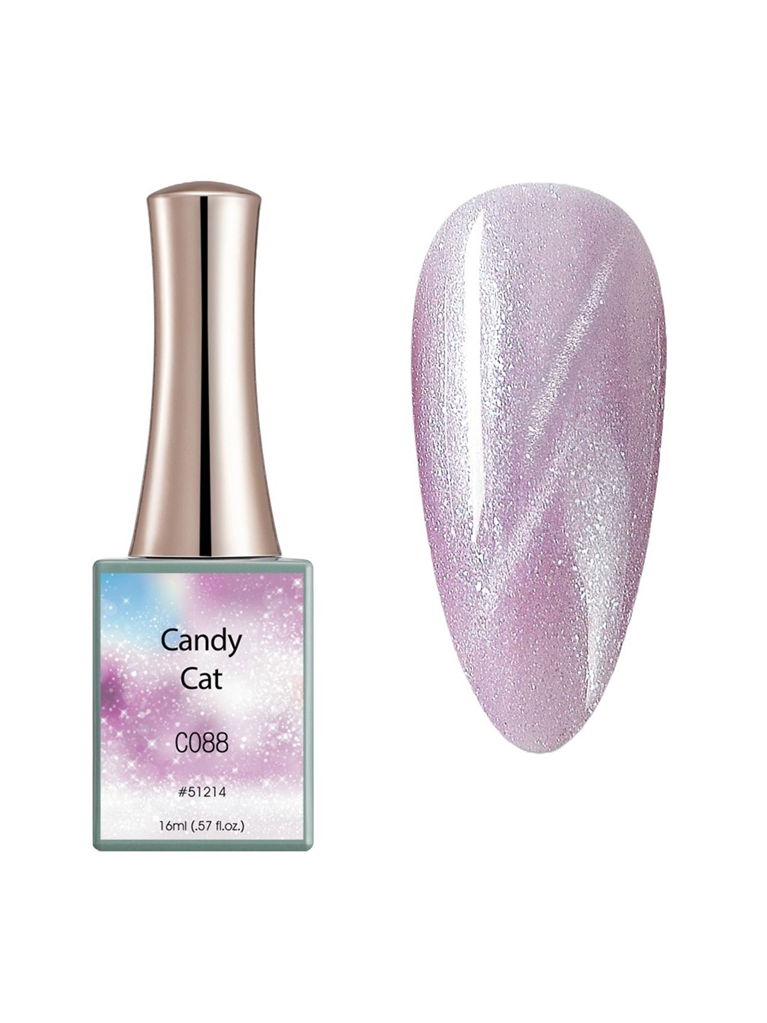 BELLE GAGA Candy CatEye Series UV LED Gel Nail Polish - 16 ml - Shade - C088