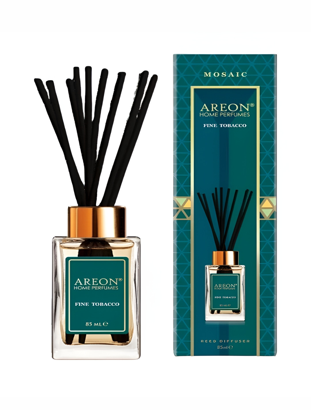 AREON Green & Black Mosaic Fine Tobacco Home Perfume Sticks 85ml