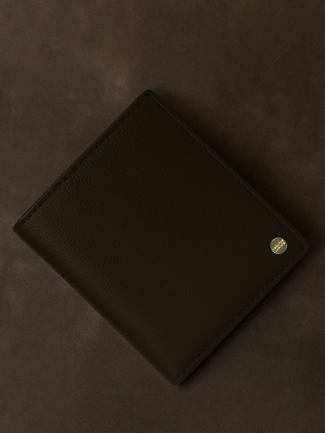 Carlton London Men Textured Leather Card Holder