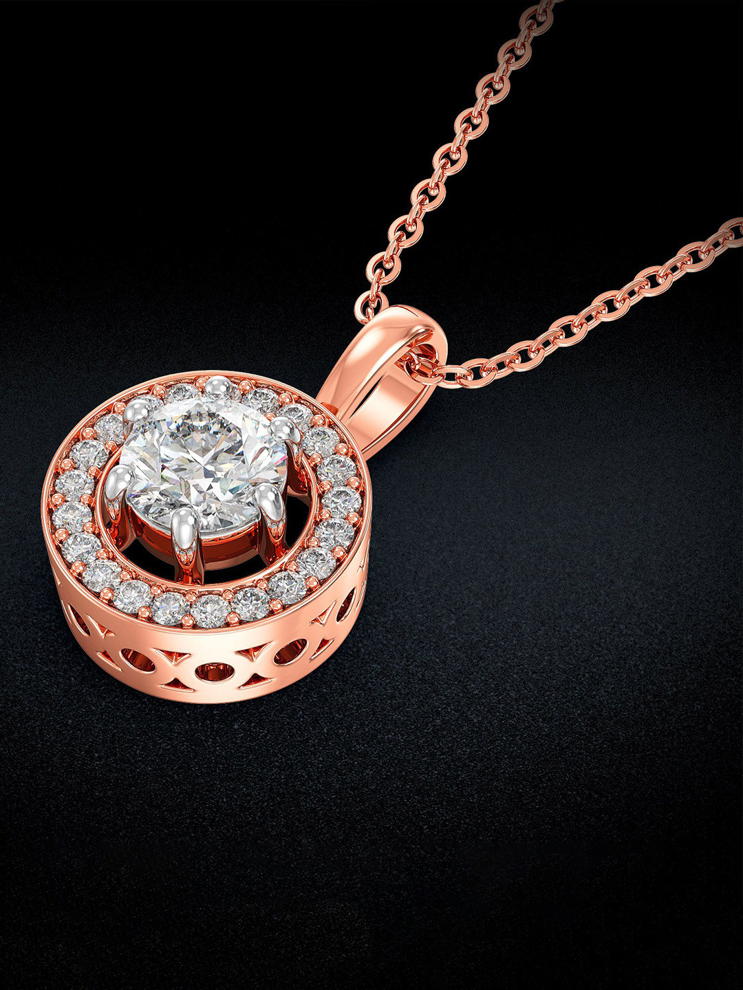 Joyalukkas Classic Loop Charm Diamond Pendent