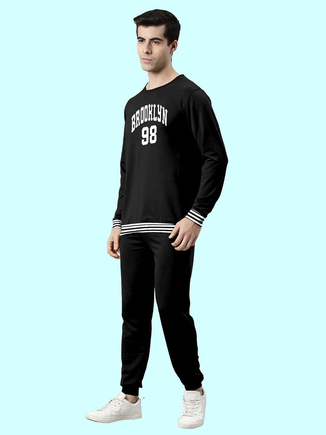 FTX Men Brooklyn Printed Mid Rise Tracksuit