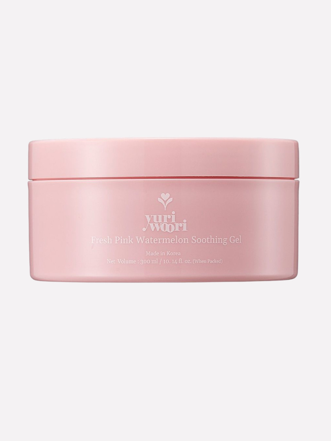 yuri woori Repair Sensitive Skin with Korean Fresh Pink Watermelon Soothing Gel 300 ml