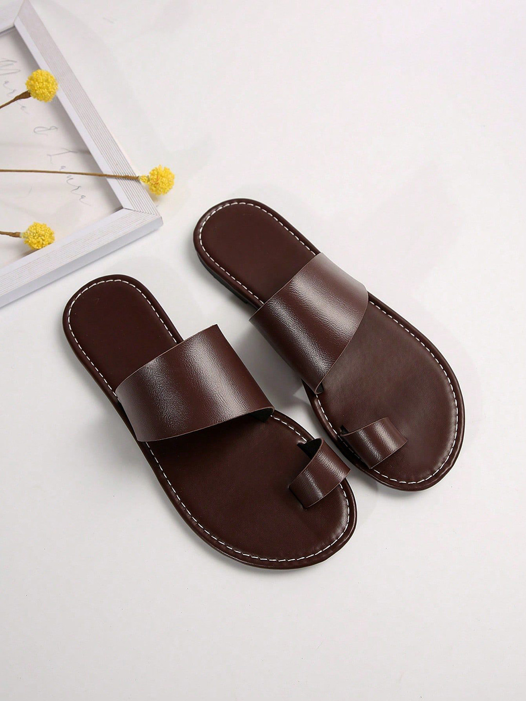 Jbarg Women Solid One Toe Flats