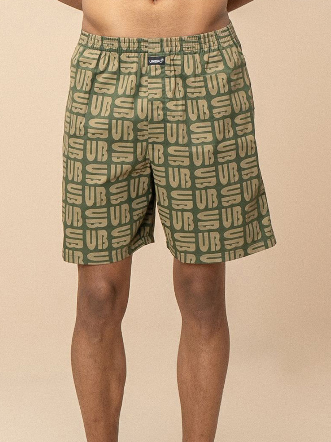 Unibro Printed Pure Combed Cotton Mis-Rise Boxers WOVENBOXER-WB49