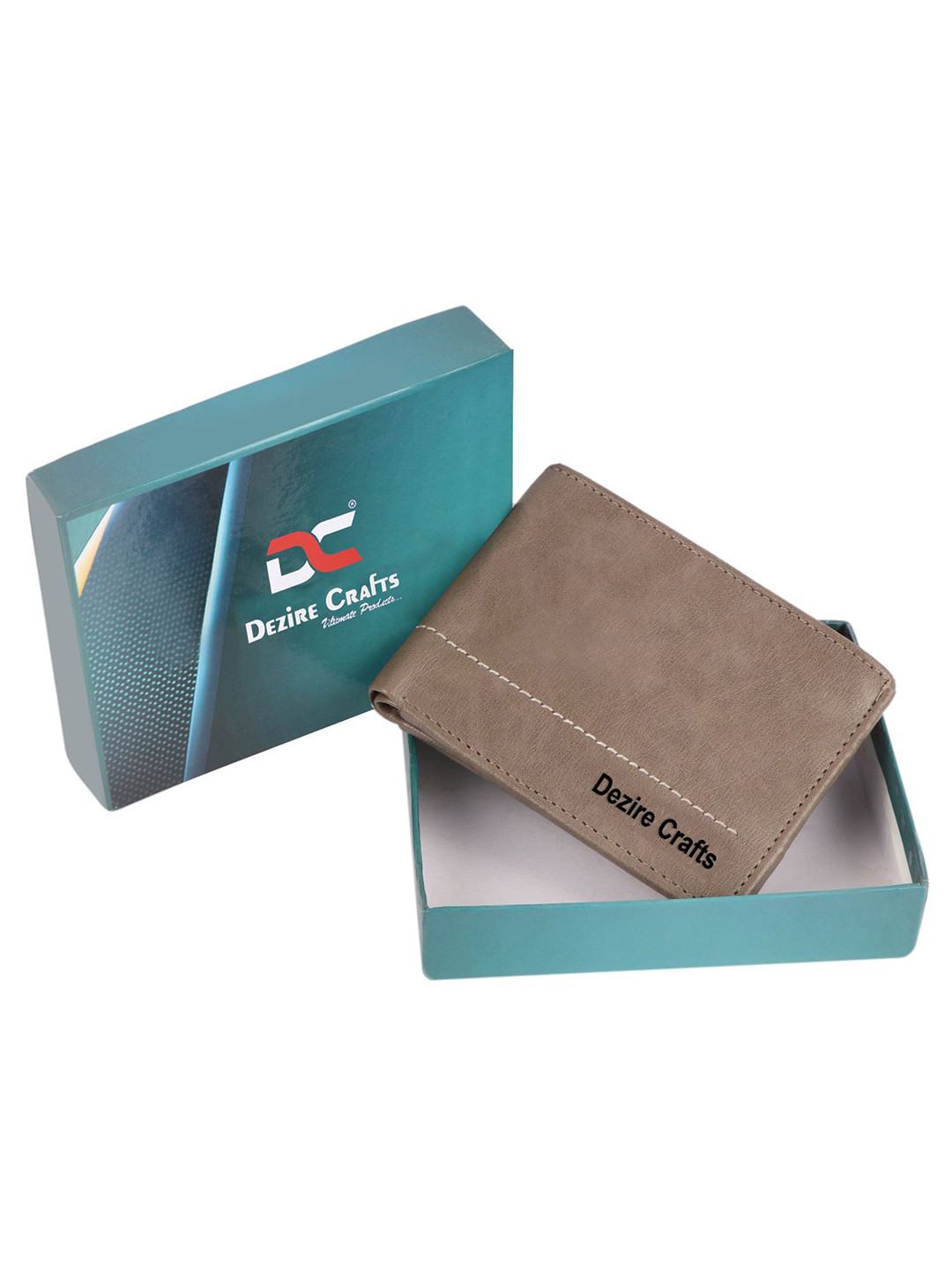 Dezire Crafts Men Brand Logo Textured Formal Card Holder