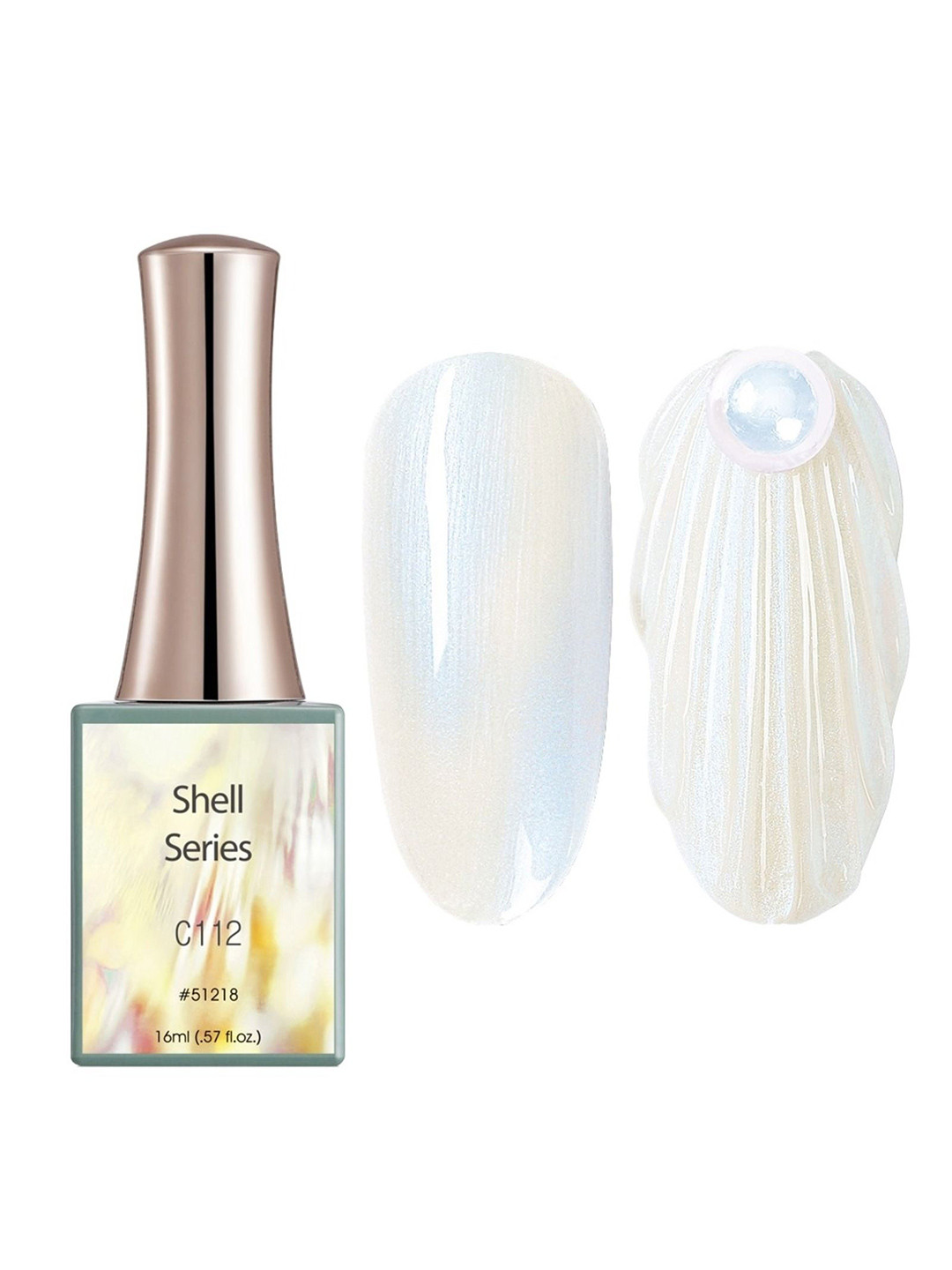 BELLE GAGA Shell Series UV LED Gel Nail Polish - 16 ml - Shade - C112