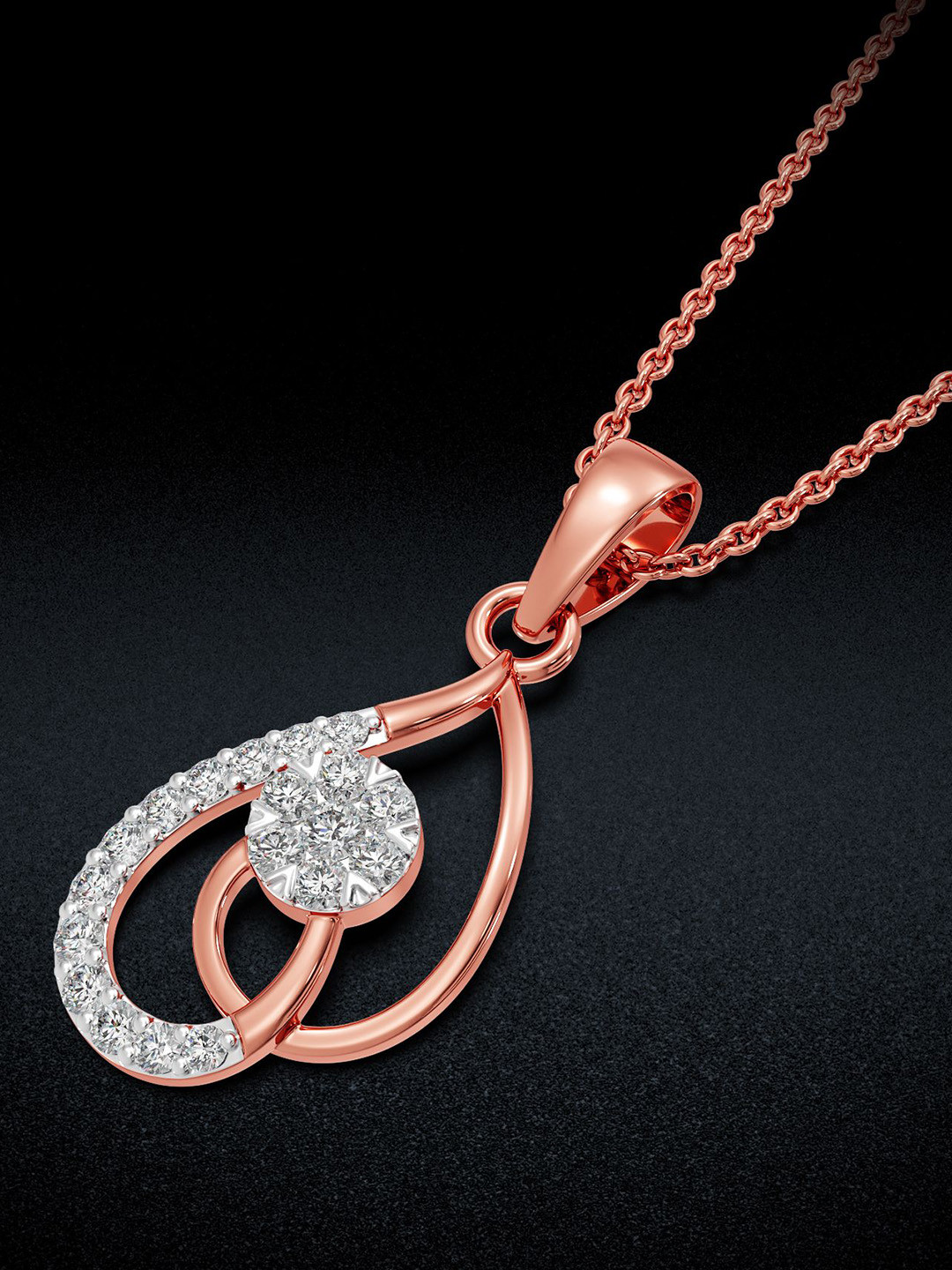 Joyalukkas Heart's Glow Diamond Pendent