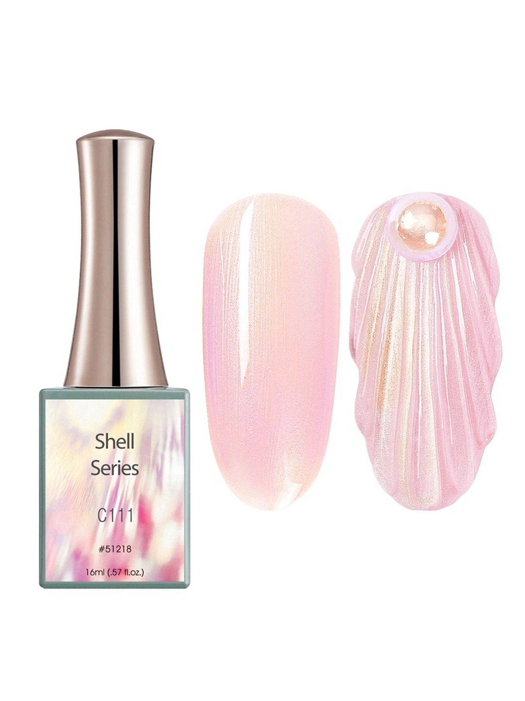 BELLE GAGA Shell Series UV LED Gel Nail Polish - 16 ml - Shade - C111