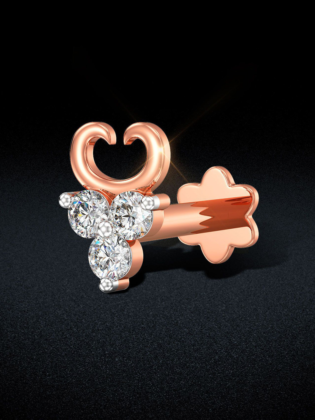Joyalukkas Wildflower Glow Diamond Nosepin