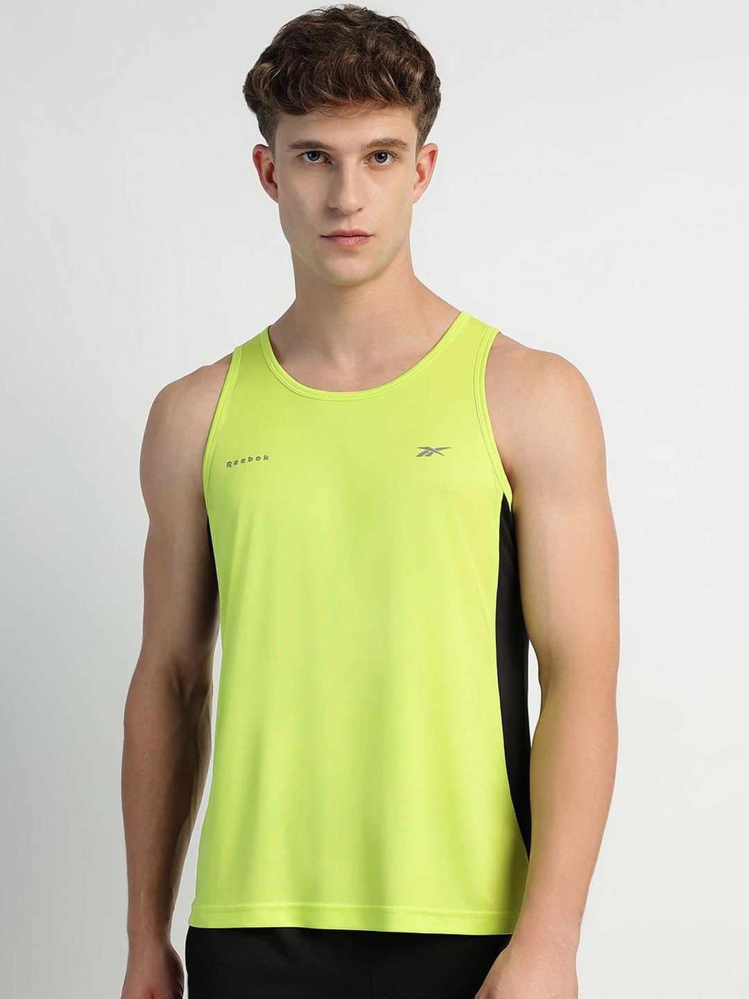 Reebok Colourblocked Round Neck Tank Top-RMTTRA0070