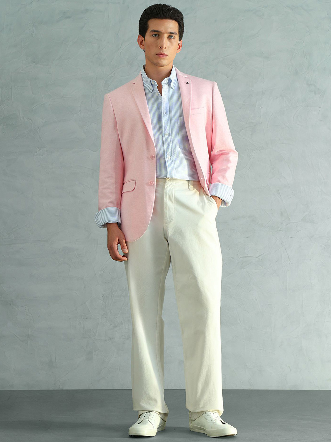 Arrow Men Slim Fit Smart Knit Blazer