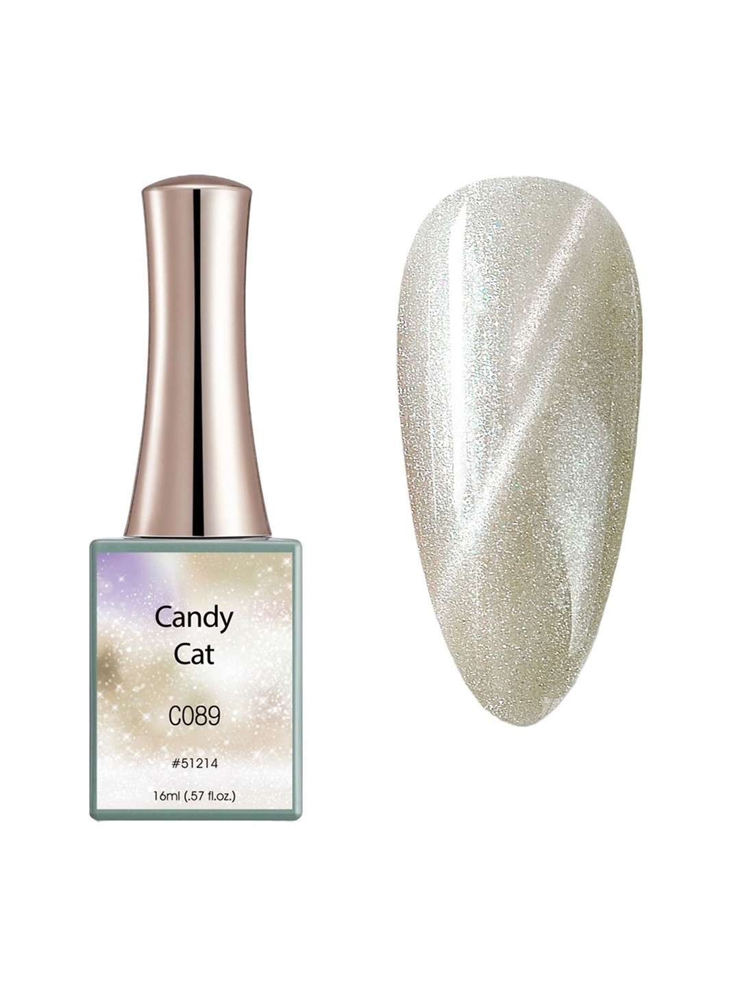 BELLE GAGA Candy Cat Eye Series UV LED Gel Nail Polish - 16 ml - Shade - C089
