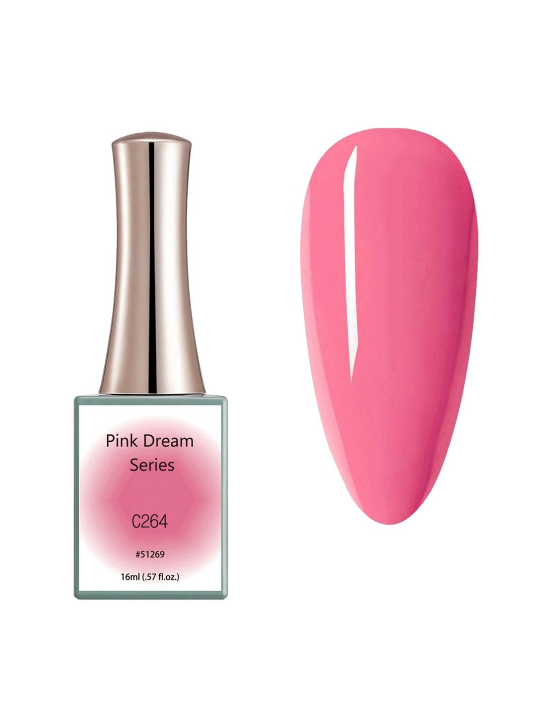 BELLE GAGA Dream Series UV LED Gel Nail Polish - 16 ml - Pink C264