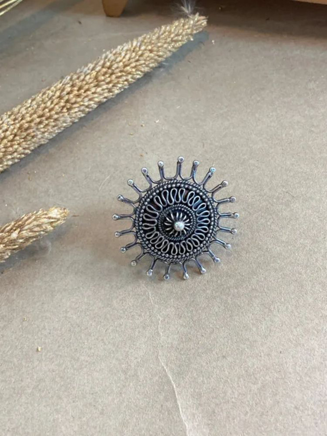 KINGSIN Surya Design Adjustable Finger Ring