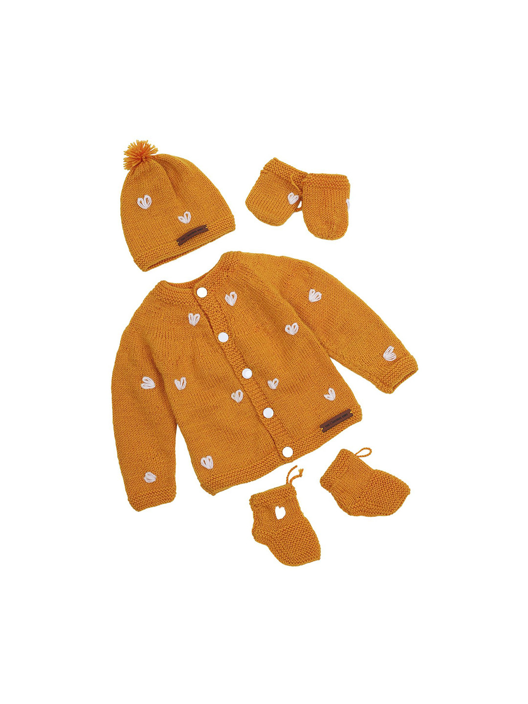 The Original Knit Infants 6-Pcs Embroidered Baby Apparel Gift Set