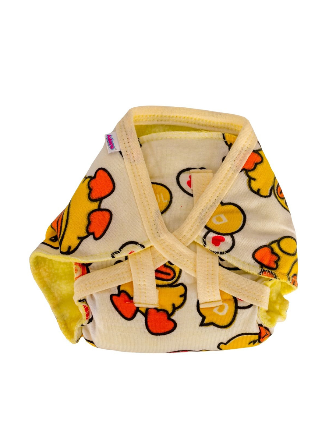Adore Infants Duck Printed Skin Friendly Tie Knot Cotton Langot