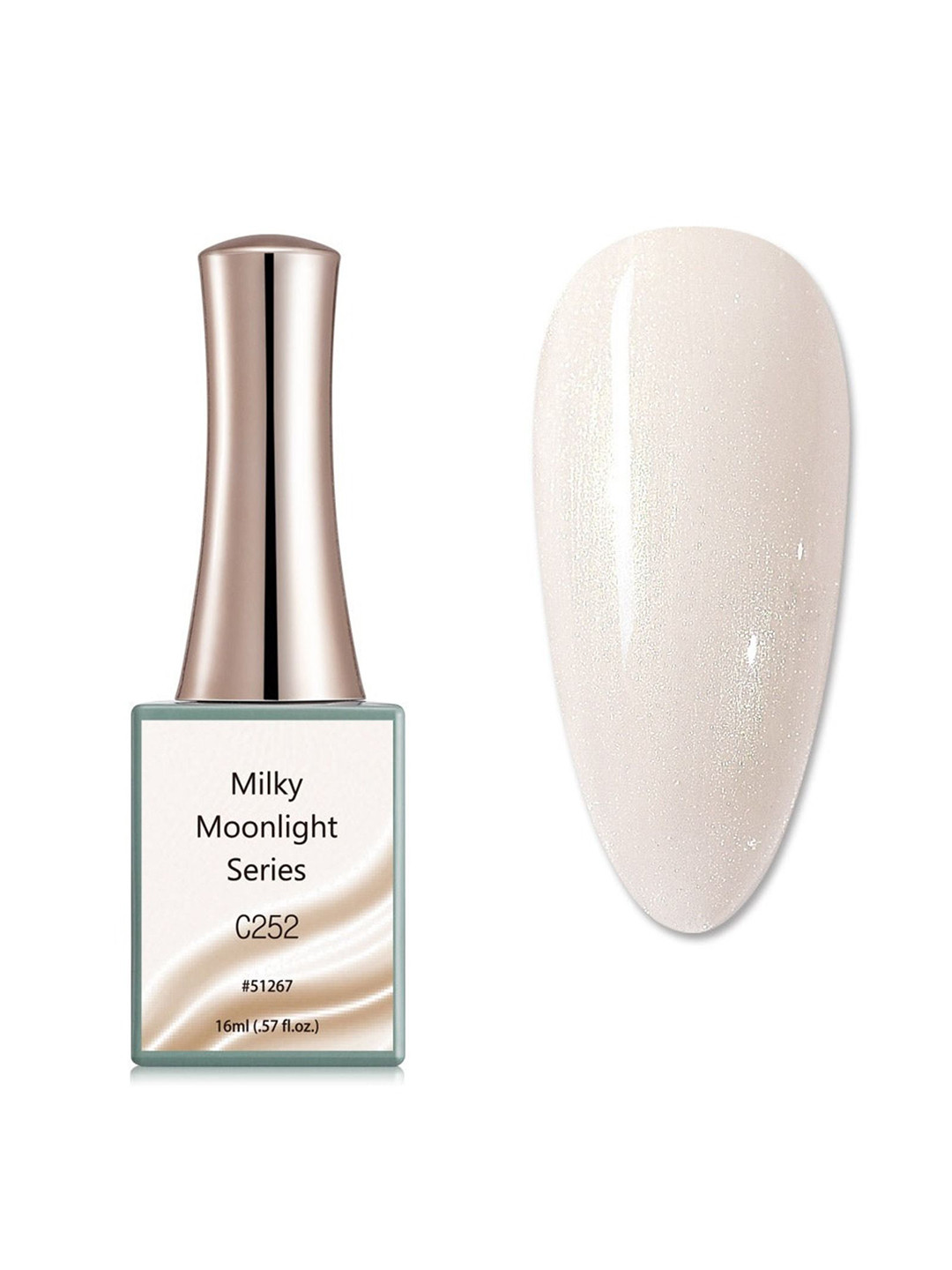 BELLE GAGA Milky Moonlight Series UV LED Gel Nail Polish - 16 ml - C252