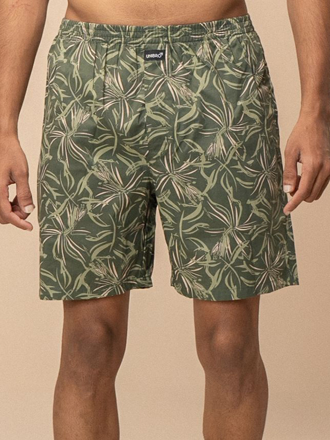 Unibro Printed Pure Combed Cotton Mis-Rise Boxers WOVENBOXER-WB54