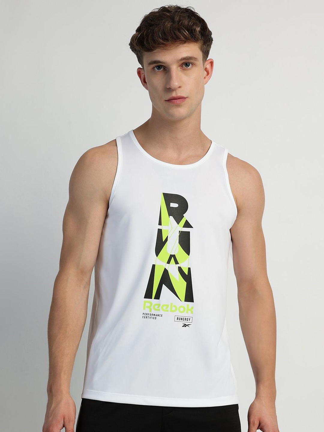 Reebok Printed Round Neck Tank Top-RMTTRA0067