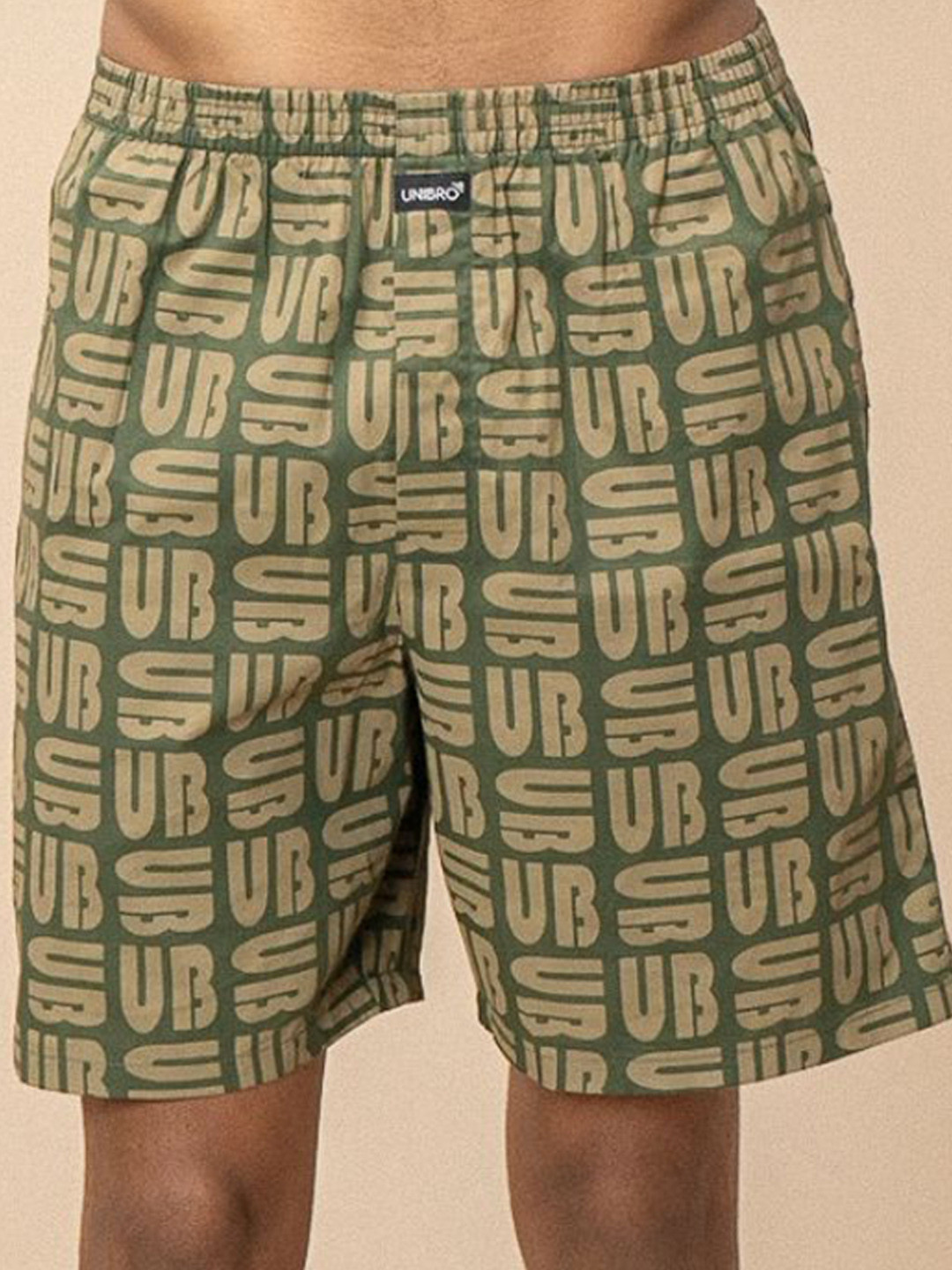 Unibro Printed Pure Combed Cotton Mis-Rise Boxers WOVENBOXER-WB49