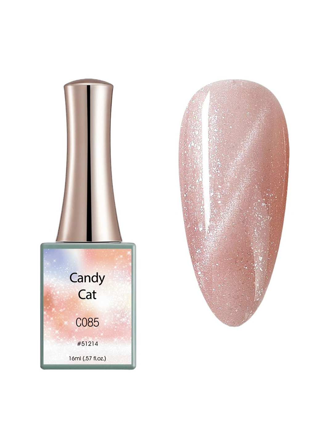 BELLE GAGA Candy CatEye Series UV LED Gel Nail Polish - 16 ml - Shade - C085